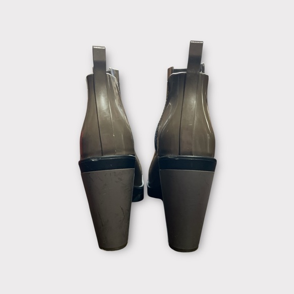 Melissa Soldier Ankle High Block Rain Boot Size 7 - Picture 4 of 6